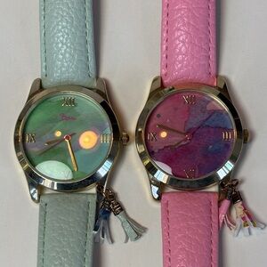 TWO Boum Watches With Tassel Charms